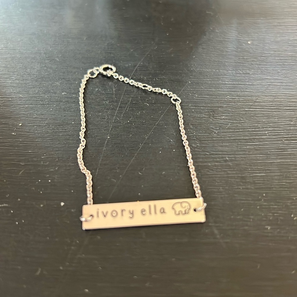 Ivory Ella Plaque Bracelet